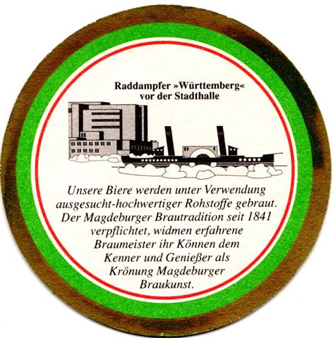 magdeburg md-st diamant diamant rund 2b (215-raddampfer w�rttemberg)